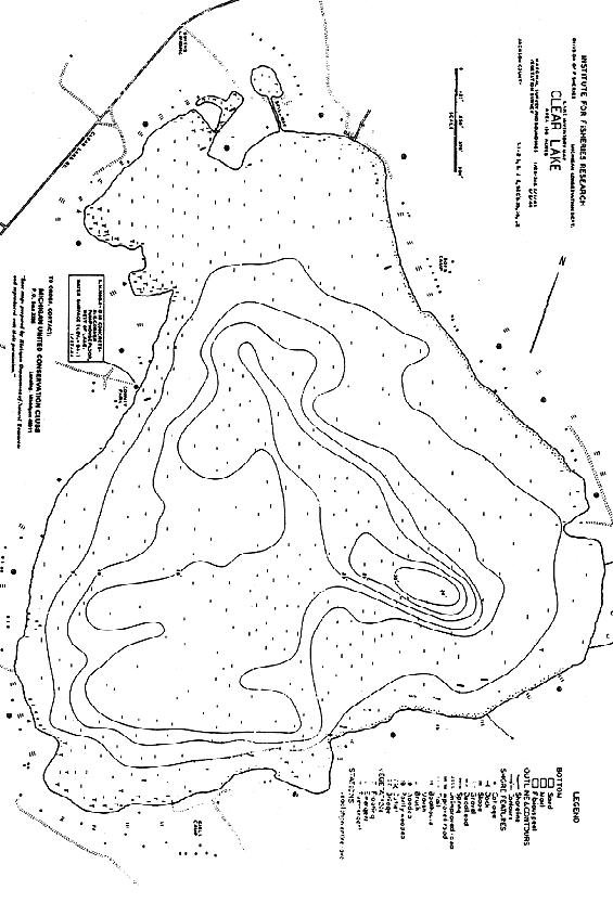Portage Lake Pinckney Mi Depth Chart